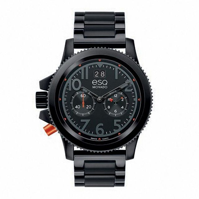 Men's ESQ Movado Fusion Black IP Watch (Model: 07301422)|Peoples Jewellers