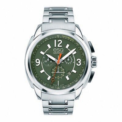 Men's ESQ Movado Excel Chronograph Watch with Green Dial (Model: 07301416)|Peoples Jewellers