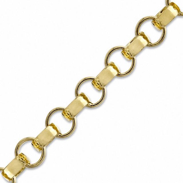 Elegance D'Italia™ 8.0mm Rolo Link Bracelet in Bronze with 14K Gold Plate - 7.75"