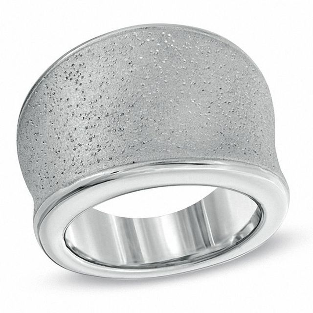 Charles Garnier Bold Cushion Ring in Sterling Silver|Peoples Jewellers