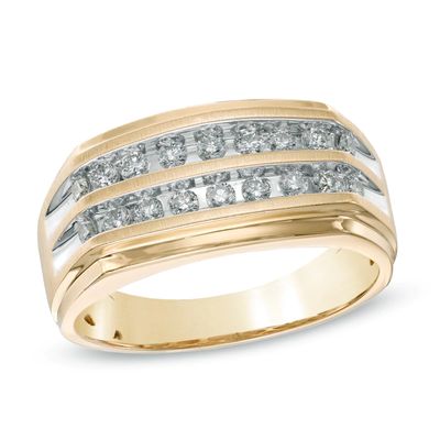 Men's 0.50 CT. T.W. Diamond Ring in 10K Gold|Peoples Jewellers