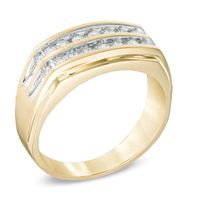 Men's 0.50 CT. T.W. Diamond Ring in 10K Gold|Peoples Jewellers