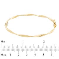 Twisted Bangle in 10K Gold|Peoples Jewellers