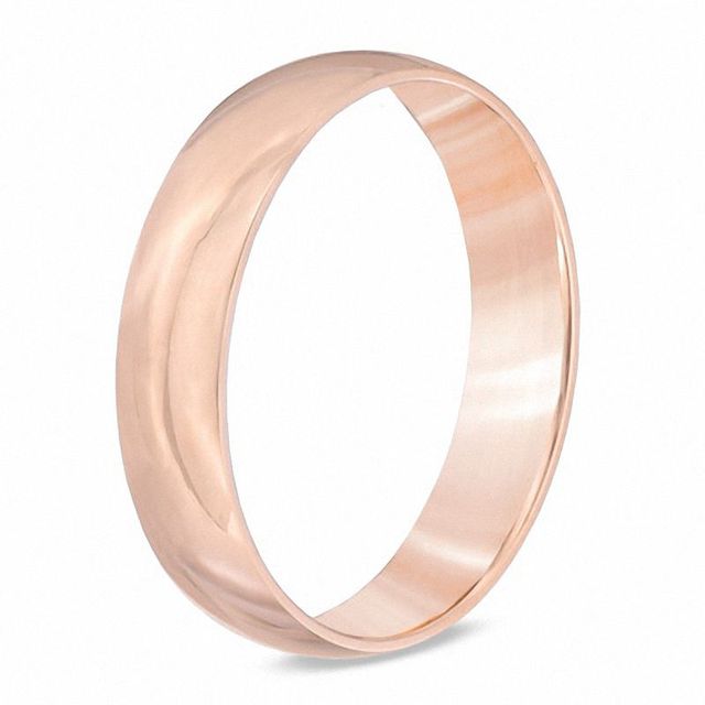 Men's 5.0mm Wedding Band in 10K Rose Gold|Peoples Jewellers