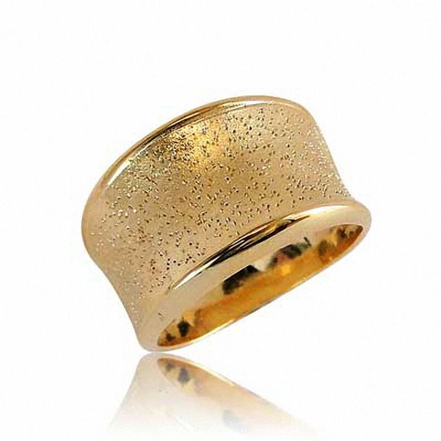 Charles Garnier Concave Ring in Sterling Silver with 18K Gold Plate|Peoples Jewellers