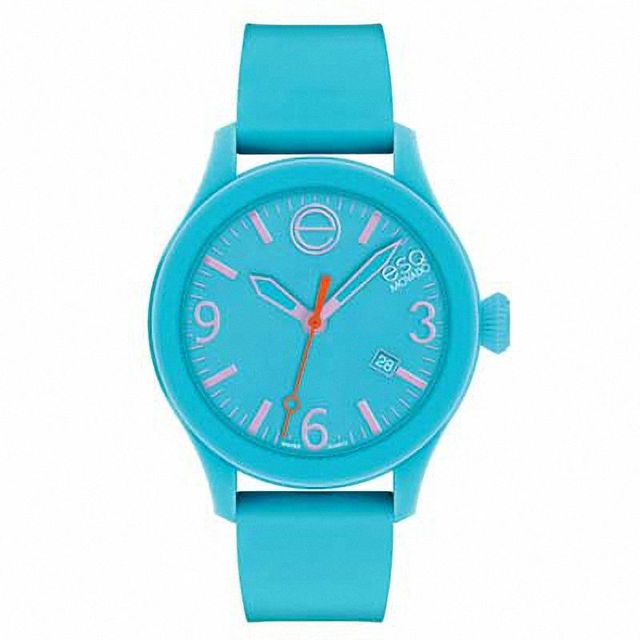 ESQ One Strap Watch with Turquoise Dial (Model: 07301439)