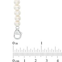 Honora 5.0-7.0mm Freshwater Cultured Pearl and Crystal Necklace, Bracelet and Earrings Set in Sterling Silver|Peoples Jewellers