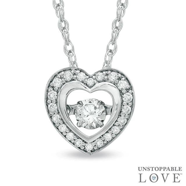 Kay Unstoppable Love Diamond Infinity Necklace 1/2 ct tw 10K White Gold 18