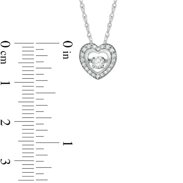 Unstoppable Love™ 0.25 CT. T.W. Diamond Heart Pendant in 10K White Gold|Peoples Jewellers