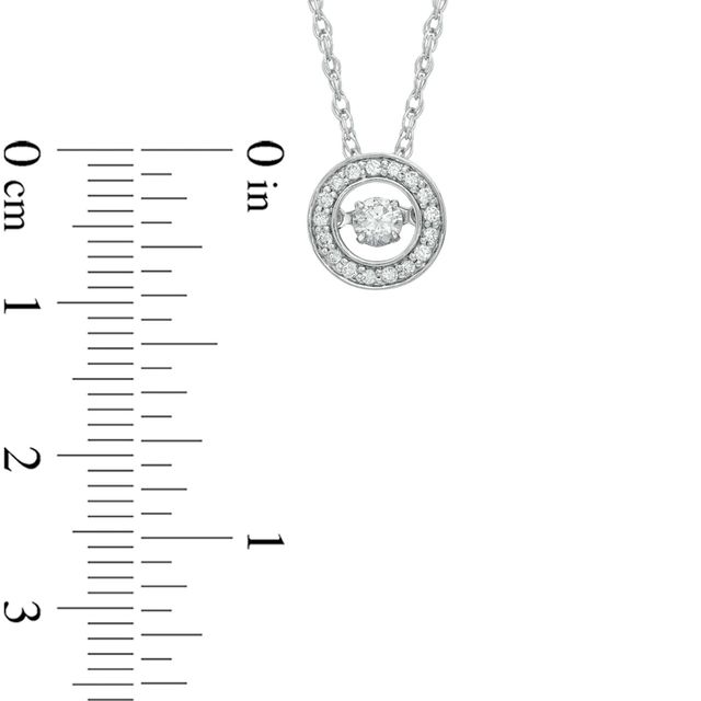 Unstoppable Love™ 0.25 CT. T.W. Diamond Circle Pendant in 10K White Gold|Peoples Jewellers