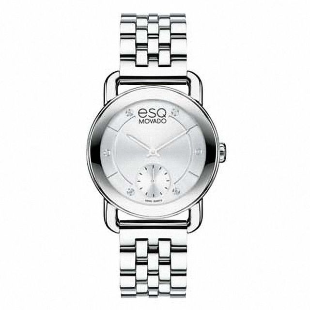 Ladies' ESQ Movado Classica Diamond Accent Watch (Model: 07101410)|Peoples Jewellers