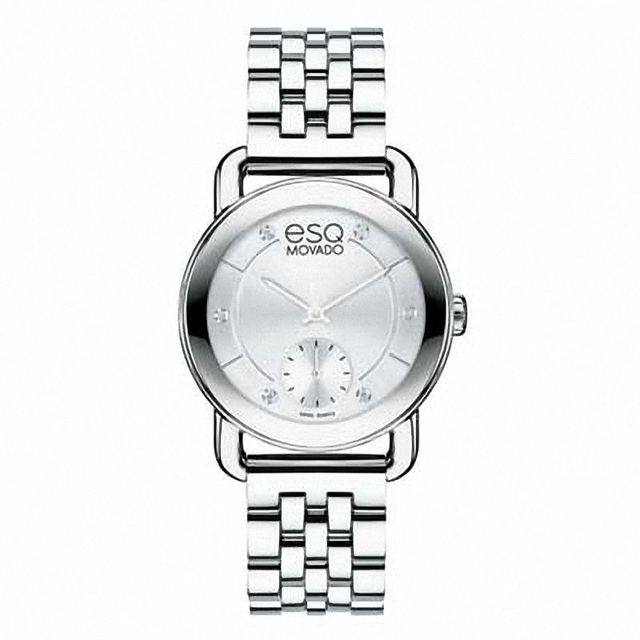 Ladies' ESQ Movado Classica Diamond Accent Watch (Model: 07101410)