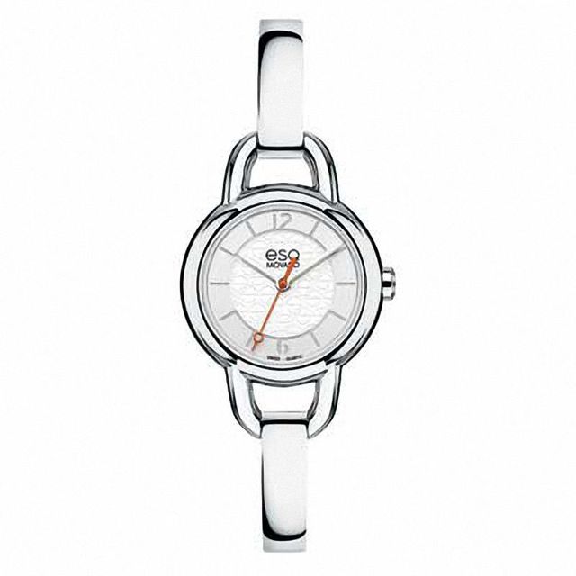 Ladies' ESQ Movado Status Bangle Watch with Silver-Tone Dial (Model: 07101418)|Peoples Jewellers