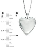 Heart-Shaped Locket in Sterling Silver|Peoples Jewellers