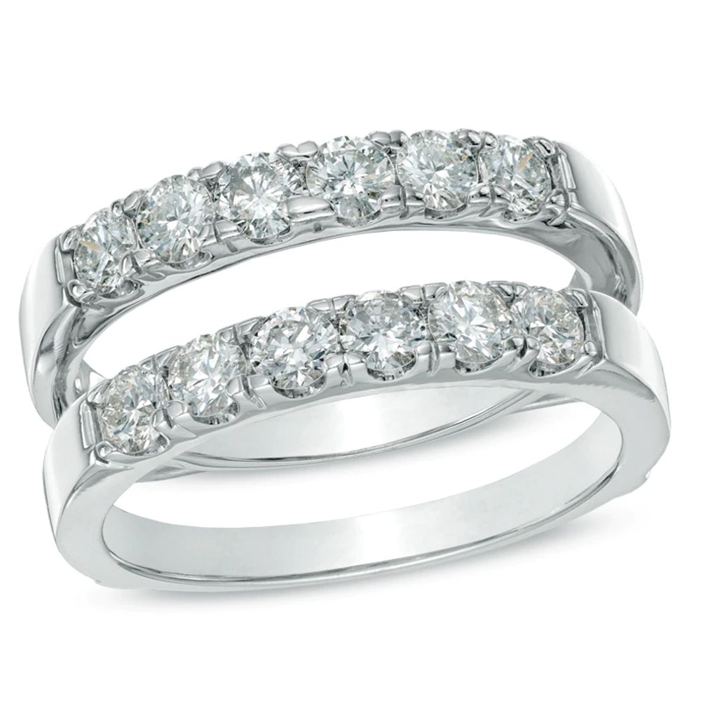 0.96 CT. T.W. Certified Canadian Diamond Solitaire Enhancer in 14K White Gold (I/I1)|Peoples Jewellers