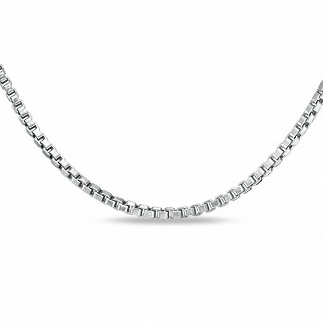1.3mm Box Chain Necklace in Sterling Silver