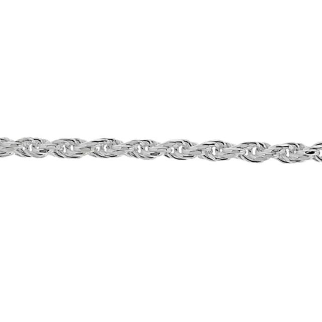 3.6mm Rope Chain Necklace in Sterling Silver - 22"