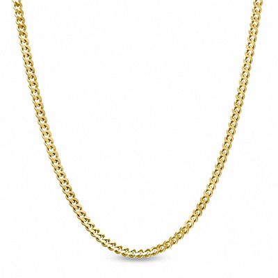 1.0mm Gourmette Chain Necklace in 10K Gold|Peoples Jewellers