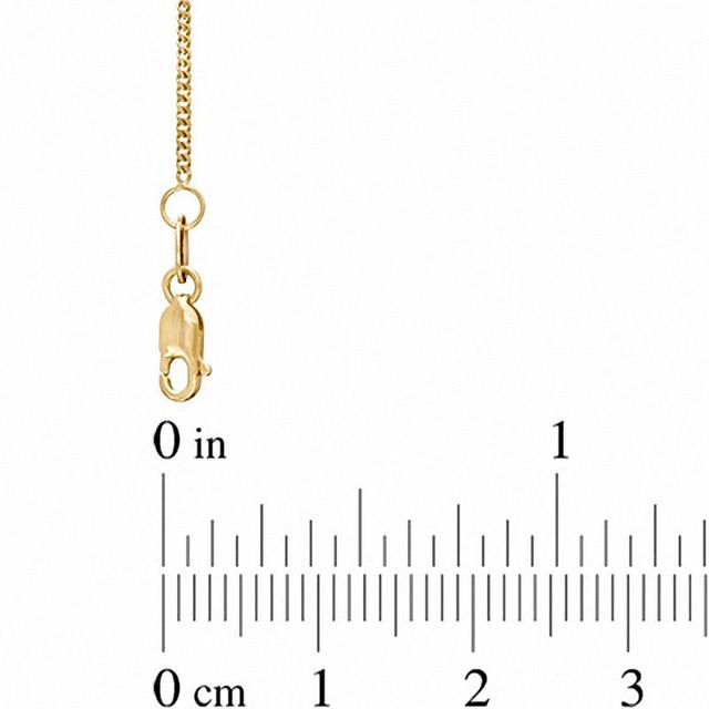 1.0mm Gourmette Chain Necklace in 10K Gold