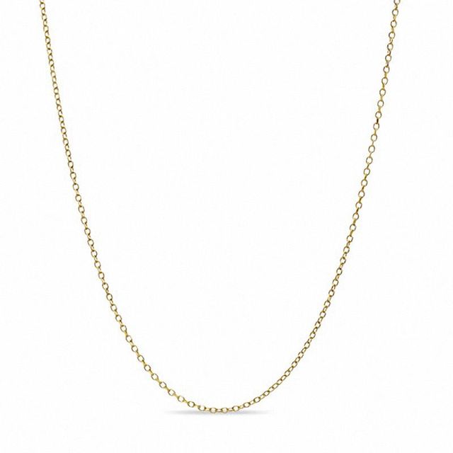 1.0mm Cable Chain Necklace in 10K Gold|Peoples Jewellers