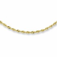 1.2mm Rope Chain Necklace in 10K Gold - 16"|Peoples Jewellers