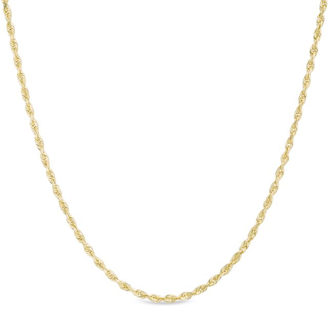 1.5mm Rope Chain Necklace in 10K Gold - 20"|Peoples Jewellers