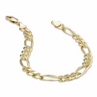 Men's 5.0mm Figaro Chain Bracelet in 10K Gold - 8.5"|Peoples Jewellers