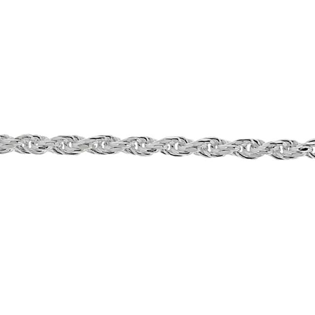 Men's 3.6mm Rope Chain Bracelet in Sterling Silver - 8.5"|Peoples Jewellers