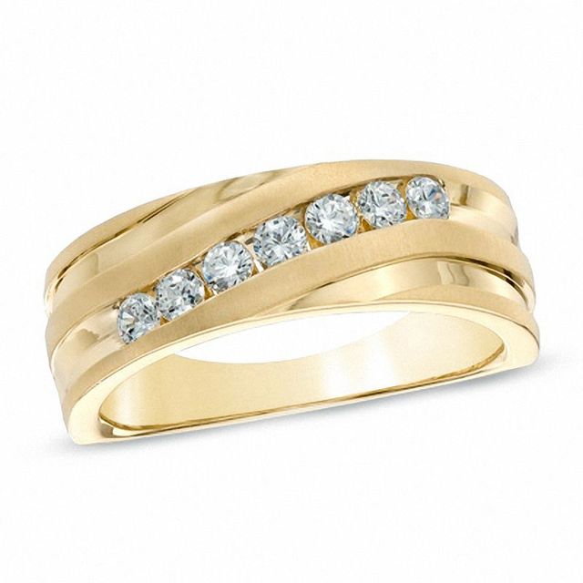 Men's CT. T.W. Diamond Wedding Band in 10K Gold|Peoples Jewellers