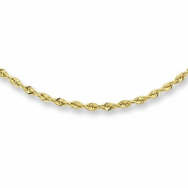 1.5mm Rope Chain Necklace in 14K Gold