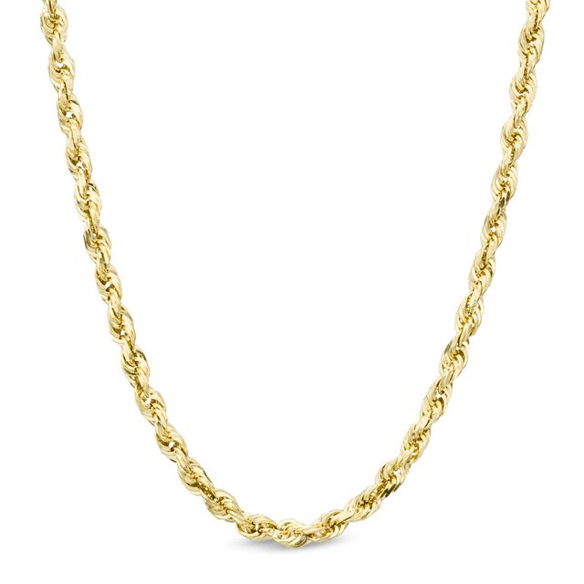 2.5mm Rope Chain Necklace in 14K Gold