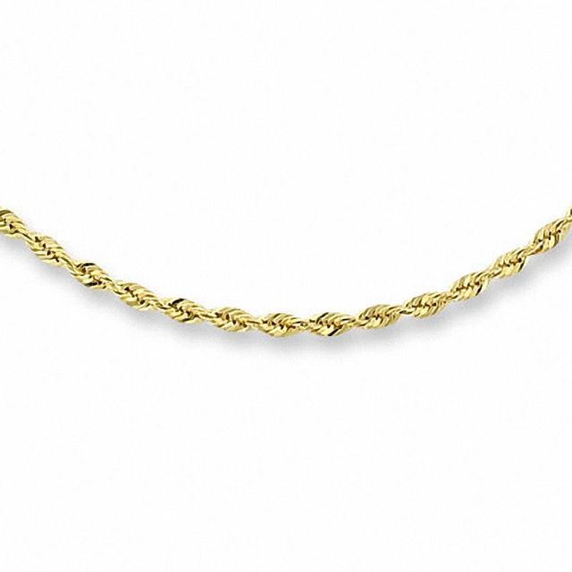 3.0mm Rope Chain Necklace in 14K Gold - 22"