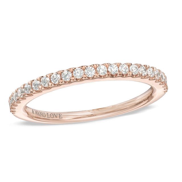 Vera Wang Love Collection 0.23 CT. T.W. Diamond Band in 14K Rose Gold|Peoples Jewellers