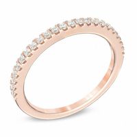 Vera Wang Love Collection 0.23 CT. T.W. Diamond Band in 14K Rose Gold|Peoples Jewellers