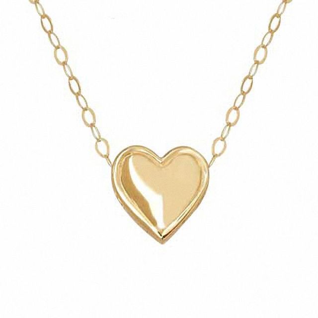 TEENYTINY™ Heart Pendant in 10K Gold - 17"|Peoples Jewellers