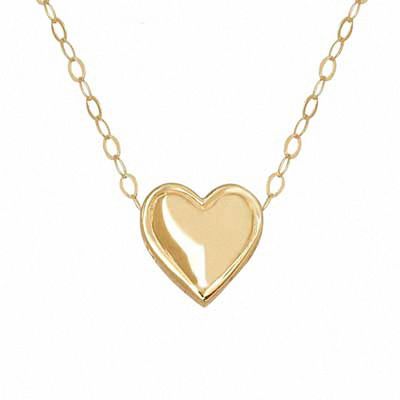 TEENYTINY™ Heart Pendant in 10K Gold - 17"|Peoples Jewellers