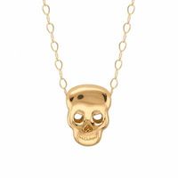 TEENYTINY™ Skull Pendant in 10K Gold - 17"|Peoples Jewellers