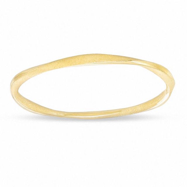 Charles Garnier Twist Bangle in Sterling Silver with 18K Gold Plate - 7.5"