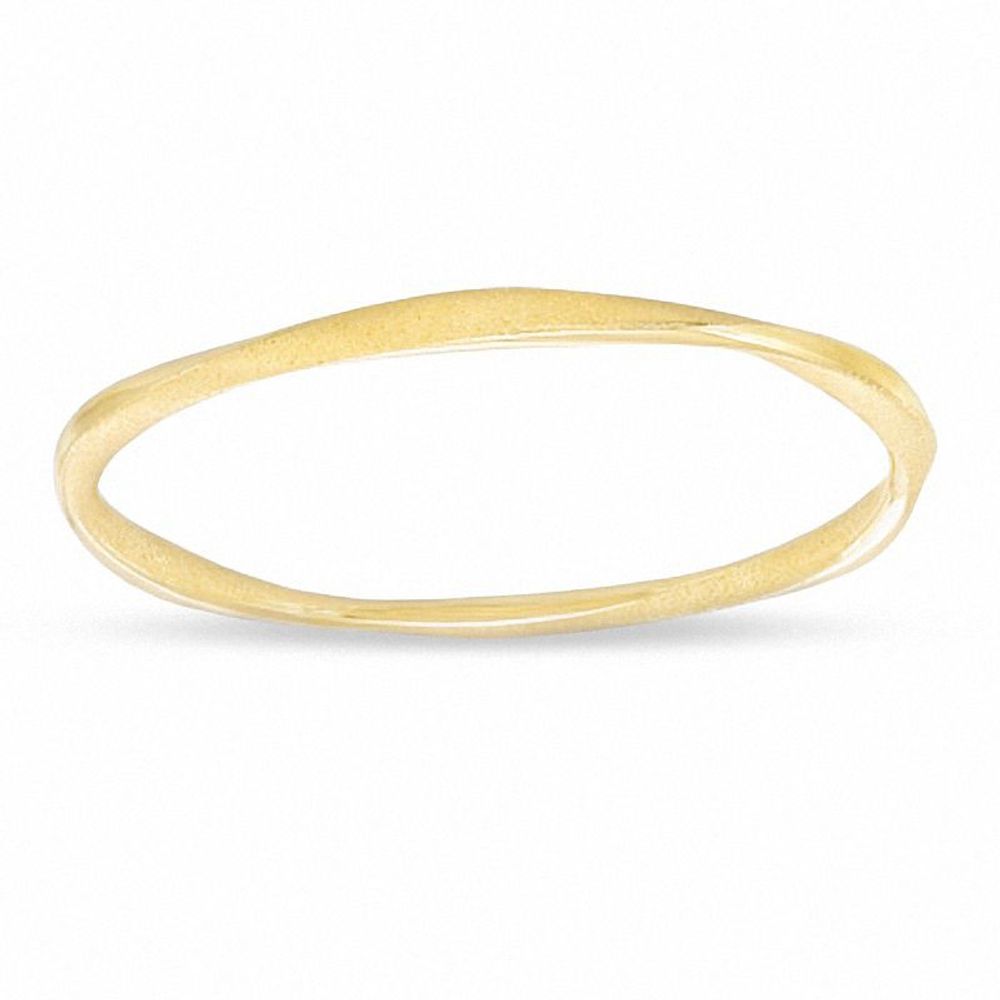 Charles Garnier Twist Bangle in Sterling Silver with 18K Gold Plate - 7.5"|Peoples Jewellers