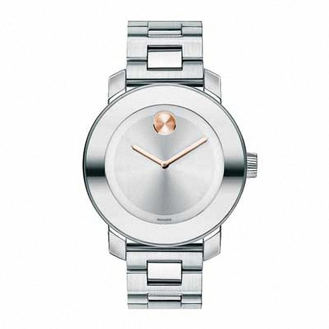 Ladies' Movado Bold® Watch with Silver-Tone Dial (Model: 3600084)|Peoples Jewellers