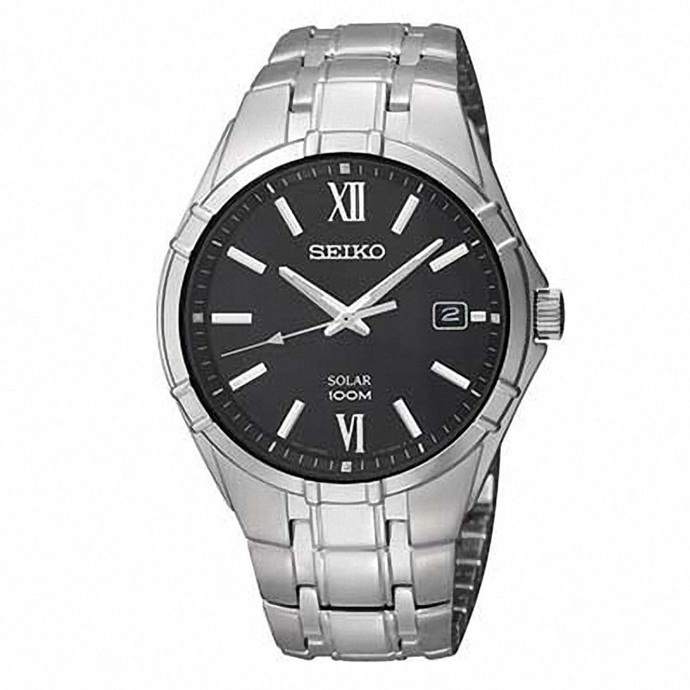 Men's Seiko Solar Watch (Model: SNE215)|Peoples Jewellers