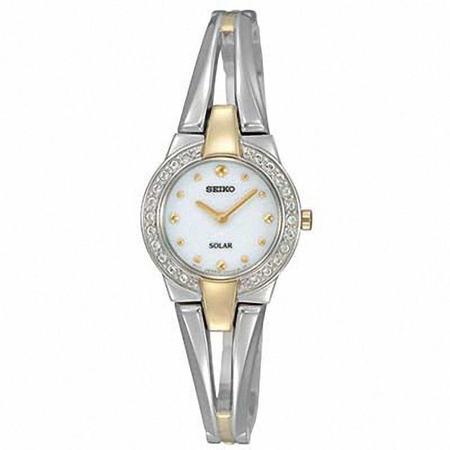 Ladies' Seiko Solar Crystal Watch (Model: SUP206)