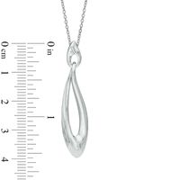 Twist Drop Earrings and Pendant Set in Sterling Silver|Peoples Jewellers