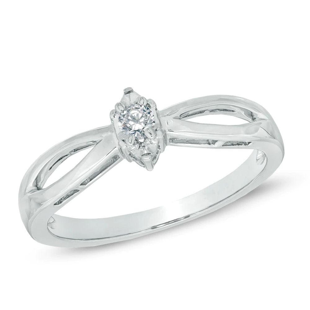 0.20 CT. T.W. Composite Diamond Promise Ring in 10K Gold|Peoples Jewellers