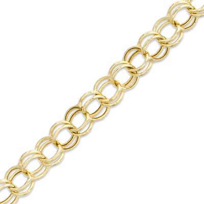 Charm Bracelet in 10K Gold - 7.25"|Peoples Jewellers
