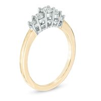 0.50 CT. T.W. Diamond Five Stone Engagement Ring in 14K Gold|Peoples Jewellers