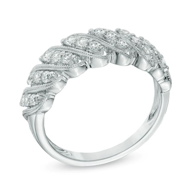 0.50 CT. T.W. Diamond Cascading Anniversary Band in 10K White Gold