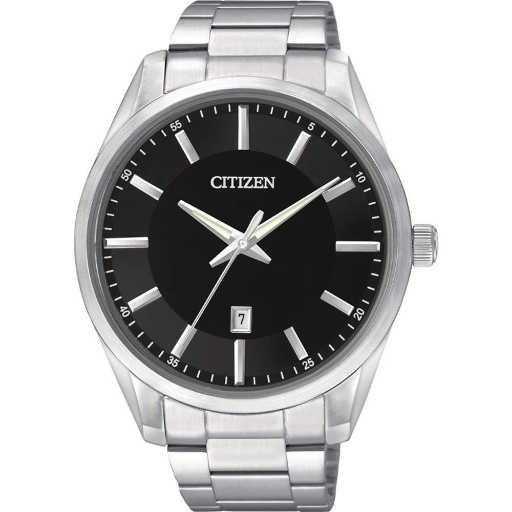 Men's Citizen Quartz Watch with Black Dial (Model:BI1030-53E)|Peoples Jewellers