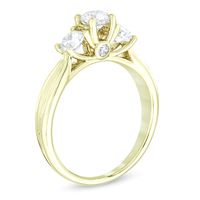 0.95 CT. T.W. Diamond Past Present Future® Engagement Ring in 14K Gold|Peoples Jewellers