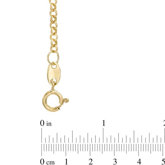 Mystic Knot Lariat-Style Necklace in 10K Gold - 17"